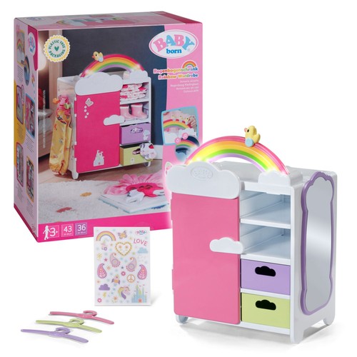 Baby born regenbogen schrank - regenbogen,
