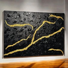 Goldader abstrakte kunst - goldader,