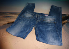 Herrlicher Blaustoff 31 / 34 Tight 5039 Stretch W 44 cm L 107 cm Jeans Hose Top