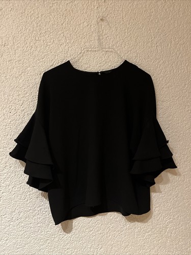 Schwarze bluse zara - schwarze, woman