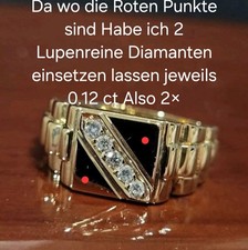 750 gold ring Diamanten 0,74