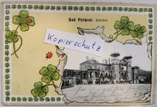 AK Bad Pyrmont Bahnhof Glückskarte 8.7.1904 Hamburg