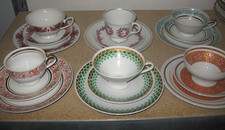 6 Sammeltassen DDR 3 teilig