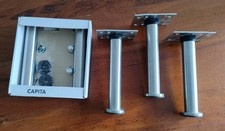 IKEA CAPITA 5er Set Möbelbeine Küchenfüße 16cm Expedit Kallax - 18612