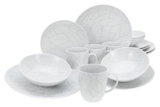 CreaTable Home Blätter Kombiservice 16-tlg Porzellan