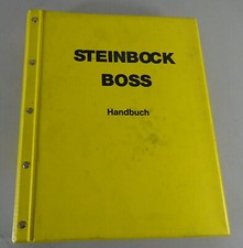Betriebsanleitung Steinbock Boss Gabelstapler WK 10 E Stand 06/1997