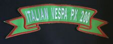 Italian vespa  Aufnäher patches biker,hochwertig bestickt,H:ca.11 cm.,B:ca.35cm.