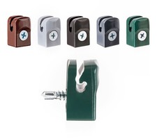 Spanndrahthalter mit Schraube