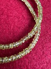 HSE Harry Ivens Peridot Kette Edelstein Collier 925er Silber rhod. 75 ct 44,5 cm