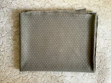 Stoff braun gepunktet 165 x 140 cm, Restposten, Synthetik, elastisch