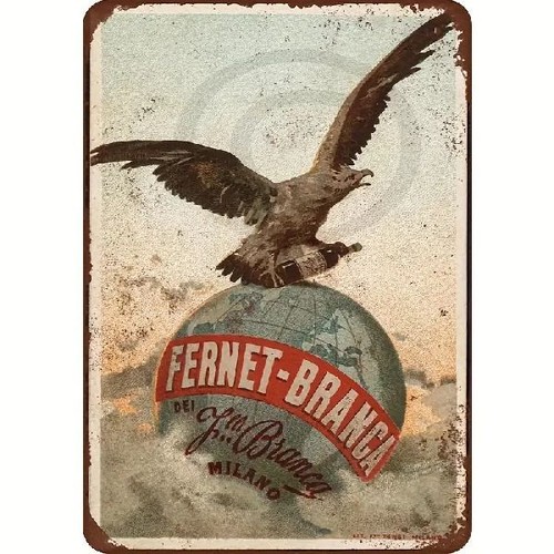Blechschild fernet branca - blechschild, fernet-branca