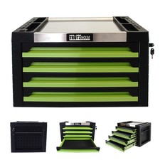 Werkstattwagen Aufsatz Kiste Werkzeugkiste Werkzeugkasten Box 4 Schubladen leer