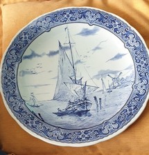 Grosser Wandteller For Royal by Boch Delfts Sphinx Holland