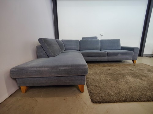 Sofa stoff hellblau ecksofa - sofa,