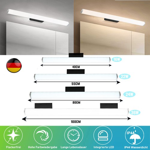 Led spiegelleuchte badlampe - led,