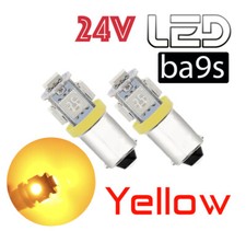 2x LED bulbs Ba9s T4W 24V 24V