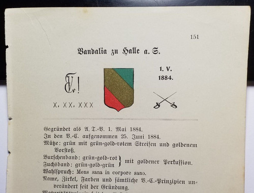 Turnerschaft vandalia halle - turnerschaft, zu