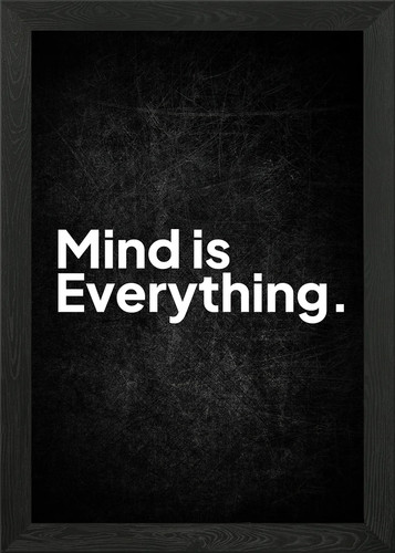 Mind everything framed wall - everything,