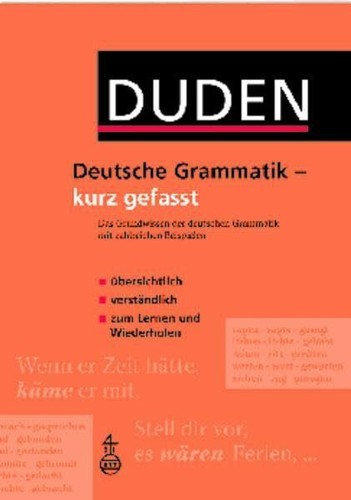 Duden deutsche grammatik - duden,