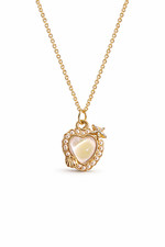 Damen Halskette Herz Edelstahl