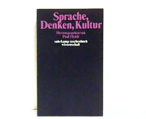 Sprache denken kultur - denken,,