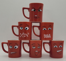 6x Nescafe Sammeltasse "Faces" FULL SET Tasse Tassen in TOP ZUSTAND und komplett