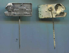 DDR:Anstecknadel 13.August 1961 Mauerbau (F318)