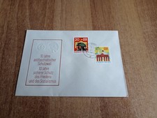 Ersttagsbrief 10 Jahre Antifaschistischer Schutzwall mit DDR 1691 - 1692