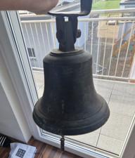 Bronze Glocke Schiffsglocke Antik sehr massiv ca. 8kg