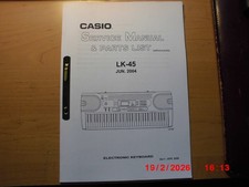Casio LK 45  Keyboard original