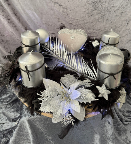 Adventskranz weihnachten - adventskranz,