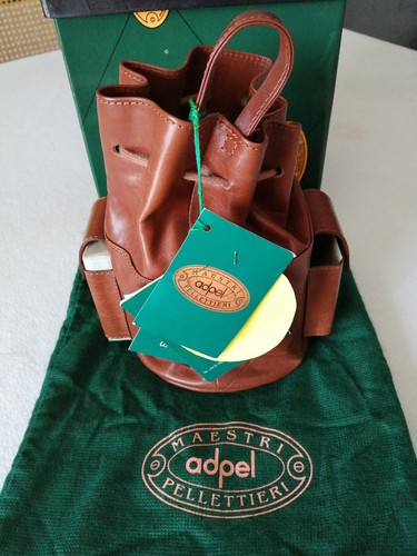Adpel echt leder - leder, rucksack