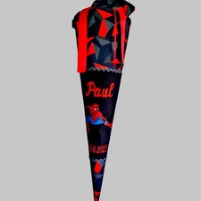 Schultüte Spiderman aus Stoff