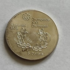 Kanada dollar 1976 montreal - kanada,