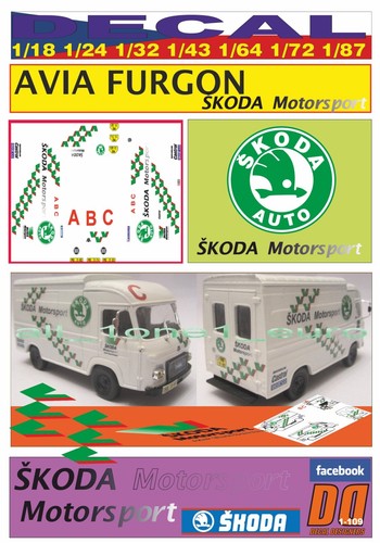 Decal avia furgon - decal,