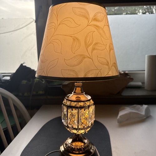 Vintage tischlampe gold - tischlampe,