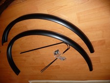 Gilles Berthoud Edelstahl Schutzbleche schwarz lang 700c x 53 , Randonneur *NEU