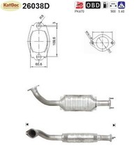 ✅ Katalysator Mitsubishi Pajero III Canvas Top, 3.2 DI-D, 118/121kW, Euro 3