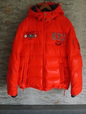 schöne Herren Winter- Jacke mit gefütterter Kapuze rot CAMP DAVID Gr. 2XL XXL