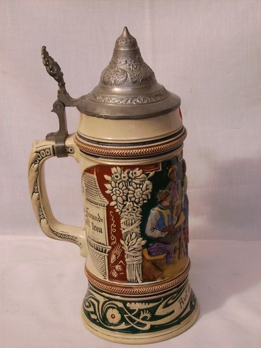 Bierkrug alt liter 3 - bierkrug,