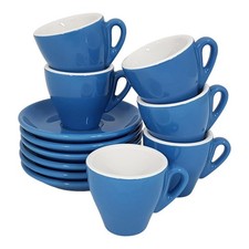 Espressotassen blau dickwandig