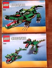LEGO 5868  Creator Krokodil Dinosaurier mit Anleitung 7-12