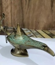Aladin Oil Lamp Brass Antique