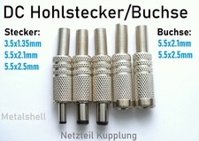 DC Hohlstecker Männlich Steckverbinder Netzteil Kupplung Stromversorgungsbuchse