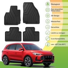 Gummifußmatten Fussmatten Eco Friendly Für MG ZS Hybrid Ab 2024