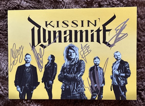 Autogrammkarte kissin - autogrammkarte, kissin‘