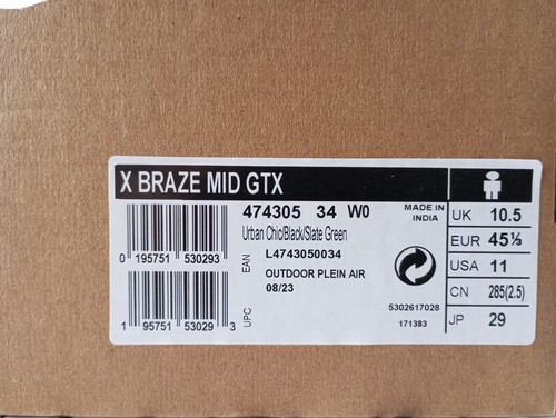Wanderschuhe salomon braze - x,