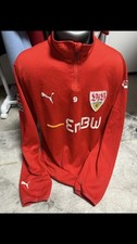 Original Puma Matchworn VFB Stuttgart Trainings Sweatshirt Gr.XL mit Sponsoren