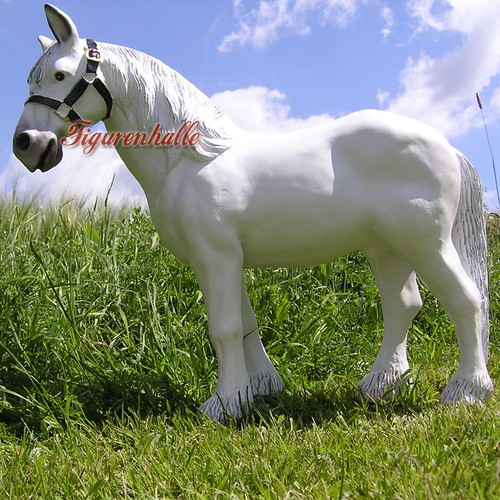 Schimmel gartenfigur pferd - schimmel,