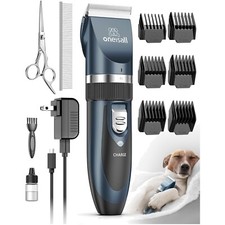 Leise kabellose Profi Tier Schermaschine Hund Katze Hase mit Keramik Klingen